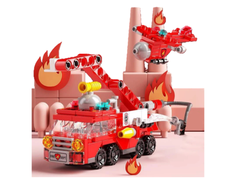 Fire Rescue Team 6in1 Lego Set