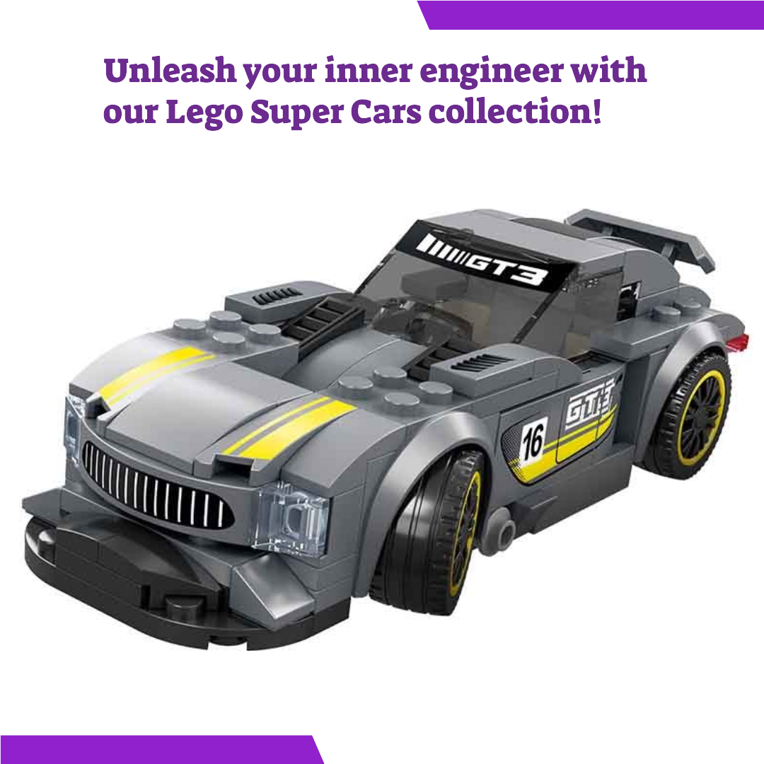 Black 16 Lego Super Car