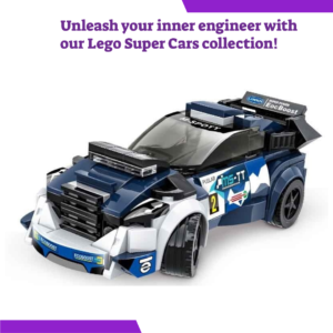 Blue Lego Super Car