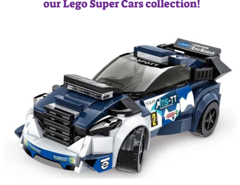 Blue Lego Super Car