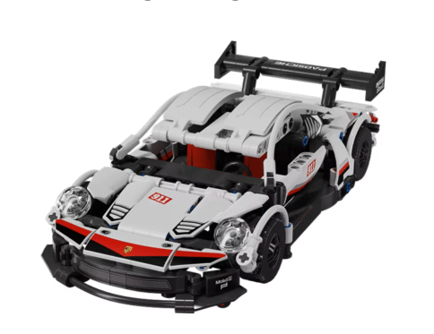 White Bricks Racing Car