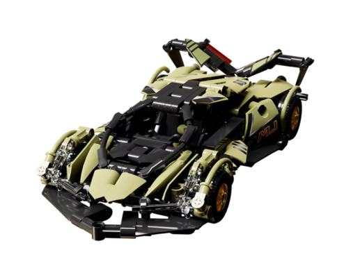 Olive Bricks Racing Car