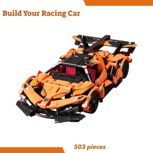 Orange Bricks Racing Car