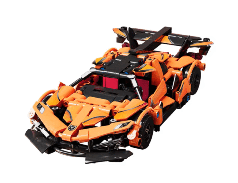 Orange Bricks Racing Car