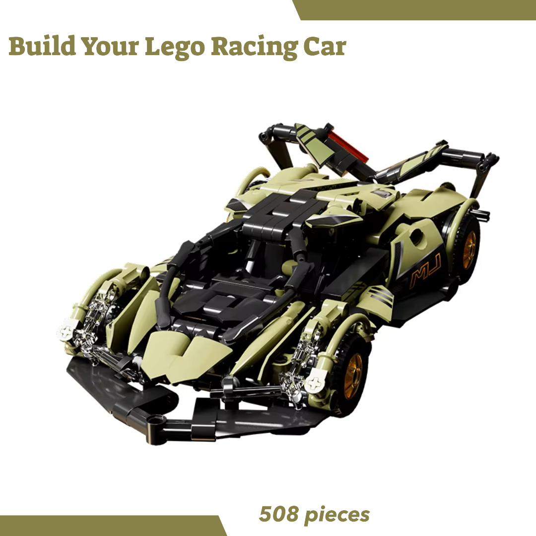 Olive Lego Racing Car