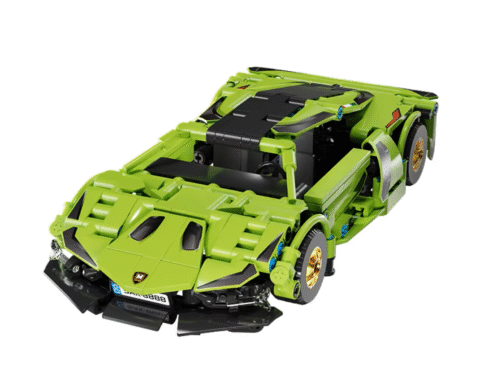 Green Bricks Racing Car