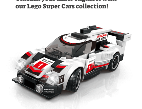 White Lego Super Car