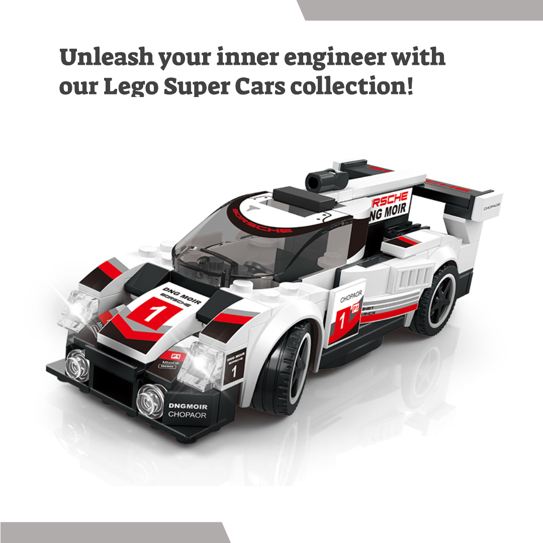 White Lego Super Car