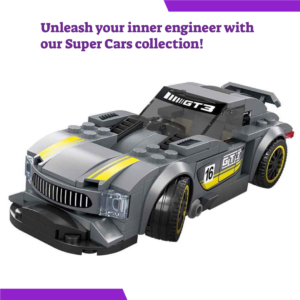 Black 16 Bricks Super Car