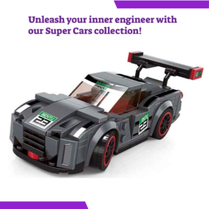 Black 23 Bricks Super Car