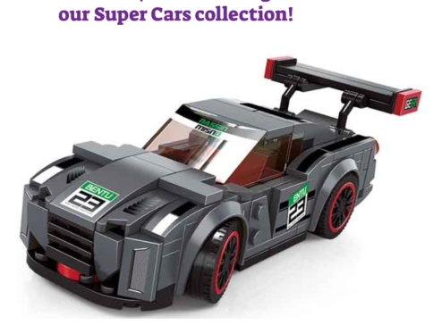 Black 23 Bricks Super Car