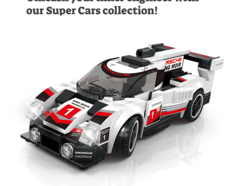 White Bricks Super Car