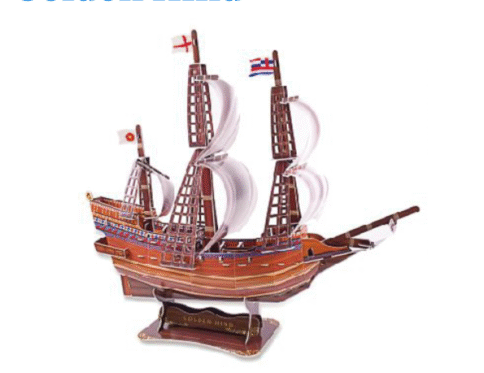 3D Puzzle – Golden Hind