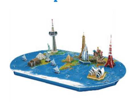 3D Puzzle – World Trip