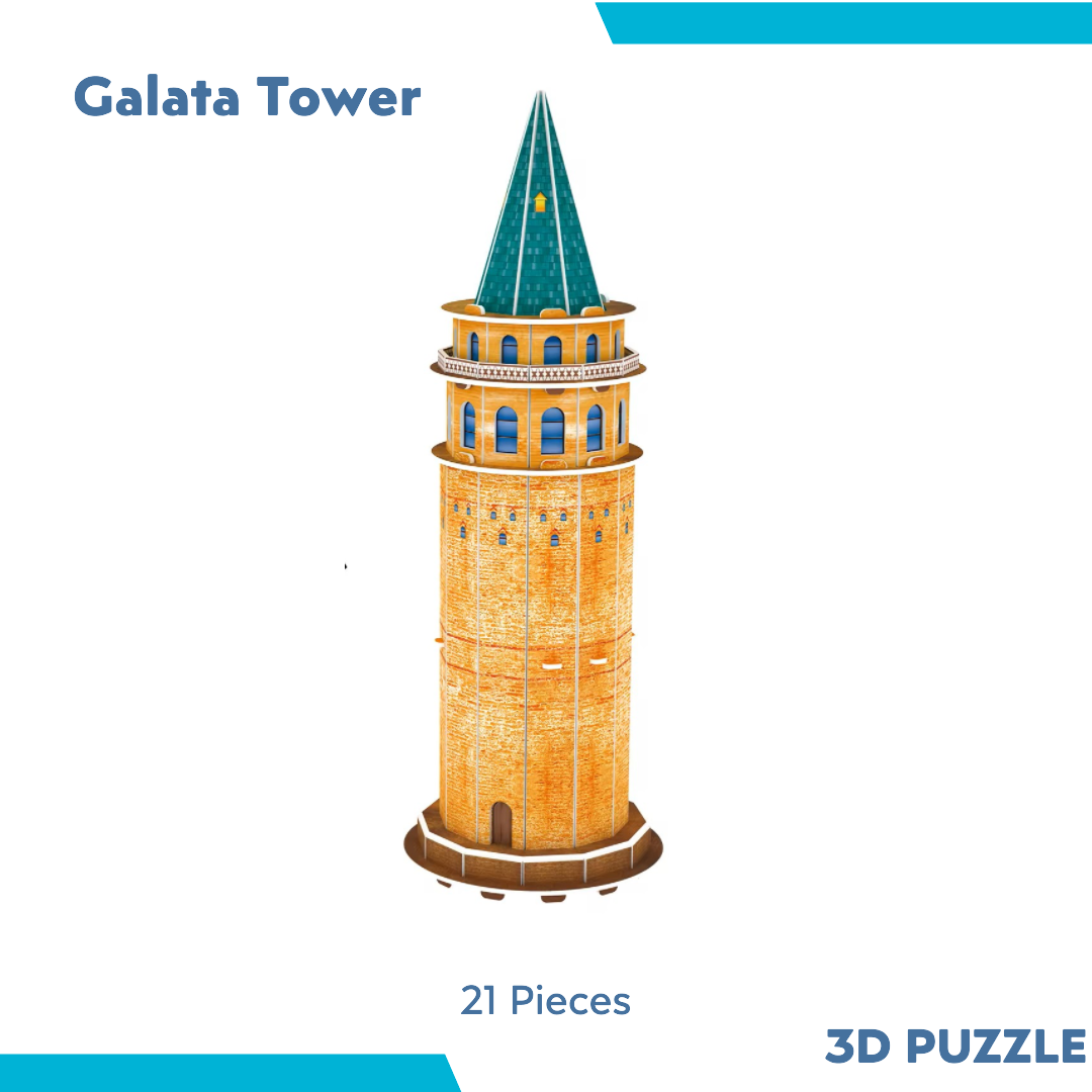 3D Puzzle – Galata Tower Small Size