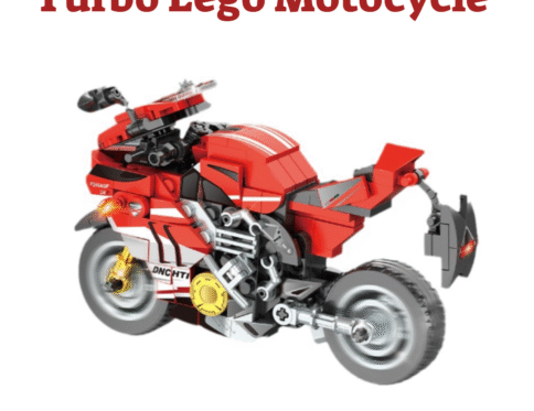 Red Lego Motorcycle